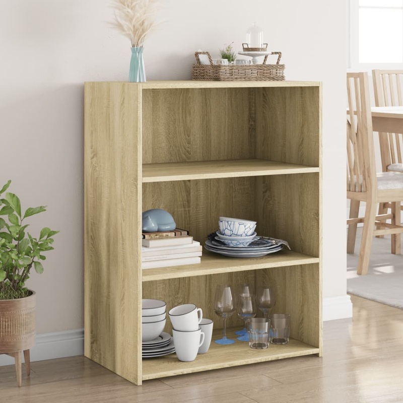 Buffet chne sonoma 70x41x93 cm bois d'ingnierie
