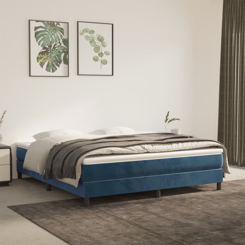Matelas de lit  ressorts ensachs 160x220x20 cm velours