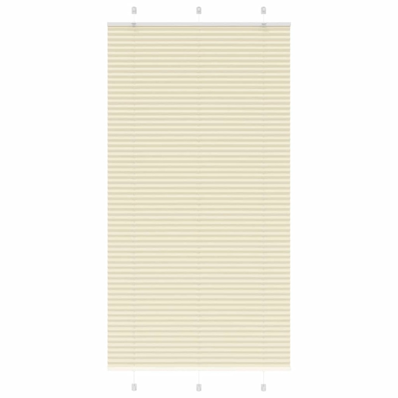 Store pliss crme 100x200cm largeur du tissu 99,4 cm polyester