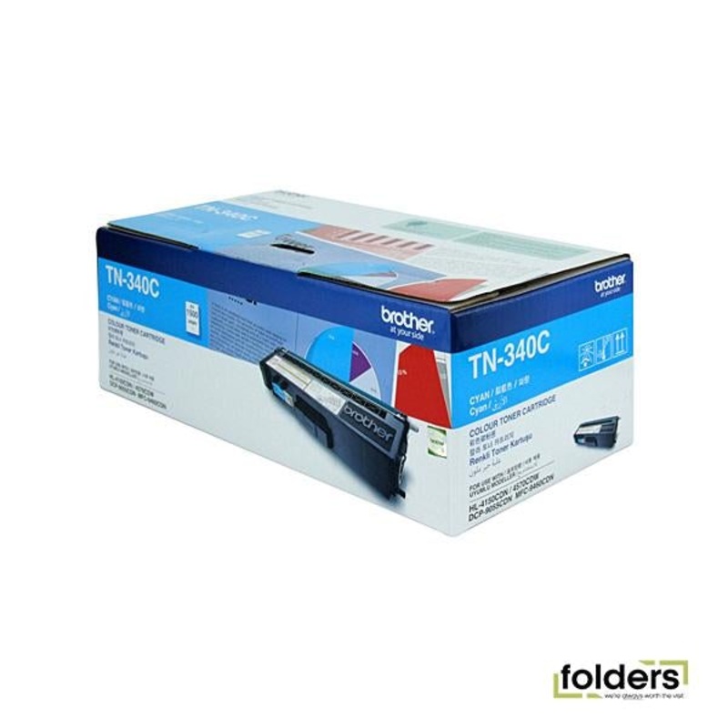 Brother TN340 Cyan Toner Cartridge
