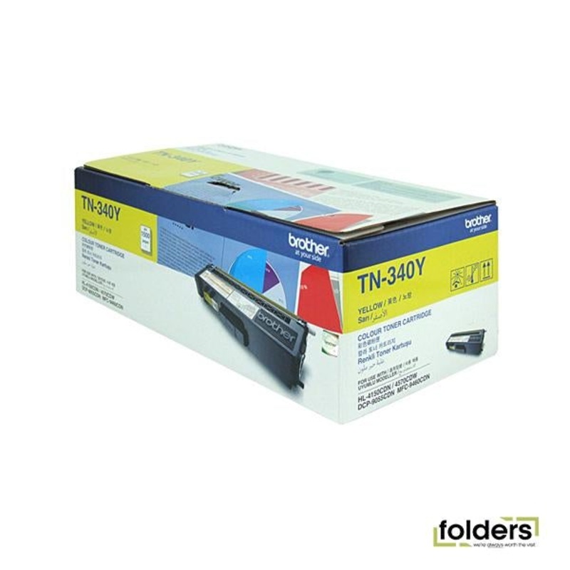 Brother TN340 Yellow Toner Cartridge