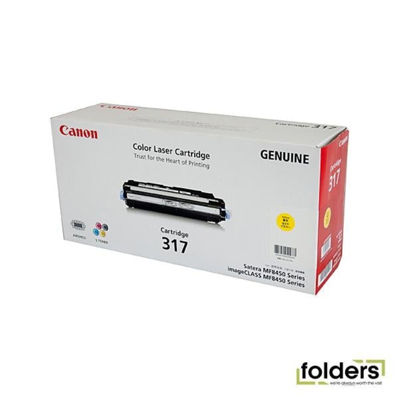 Canon CART317 Yellow Toner