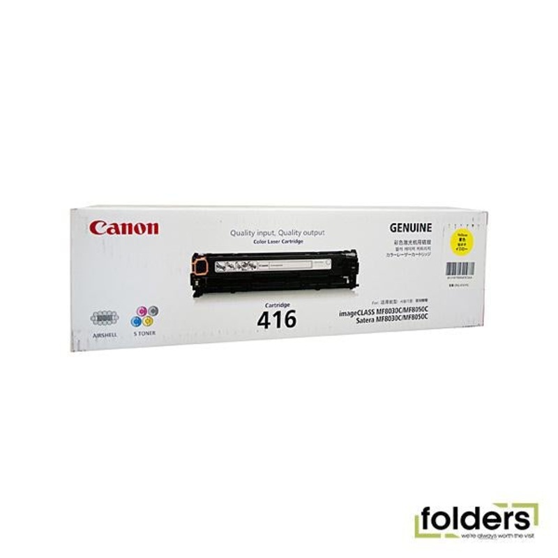 Canon CART416 Yellow Toner