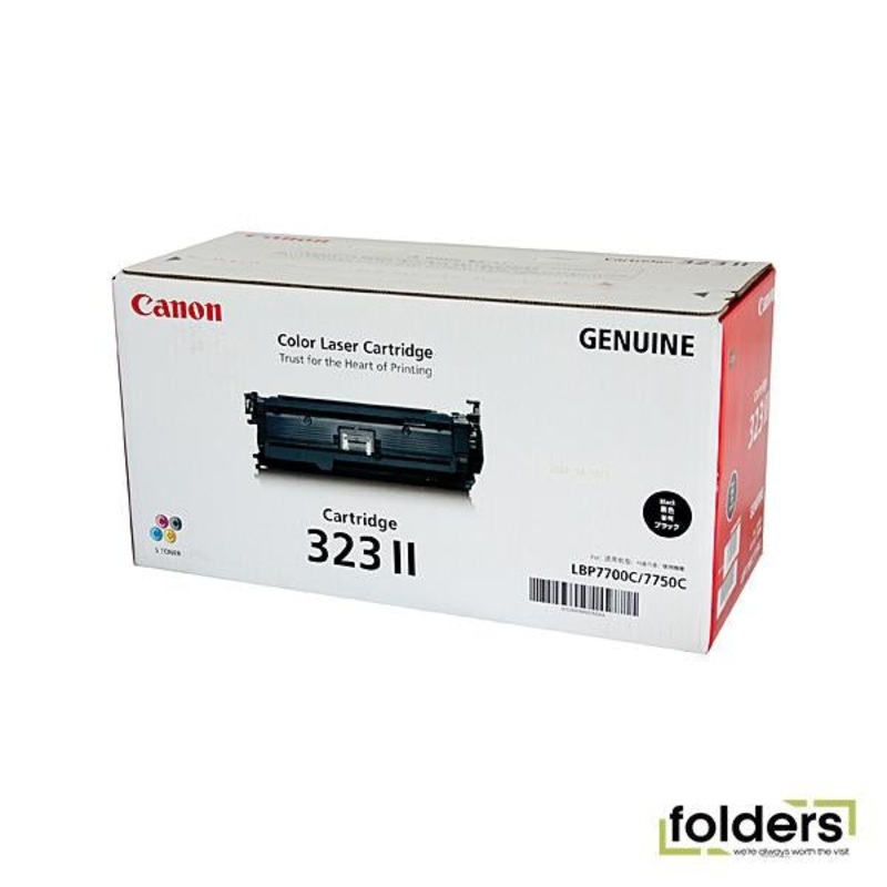 CART323BKII Canon HY Blk Toner