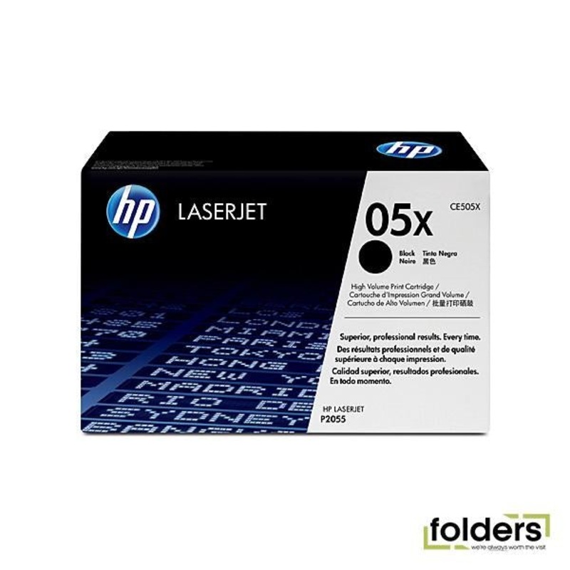 HP #05X Black Toner CE505X