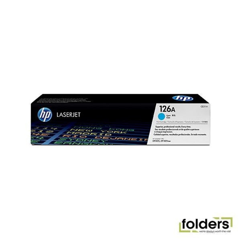 HP #126A Cyan Toner CE311A