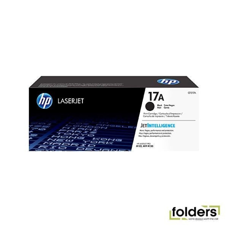 HP #17A Black Toner CF217A