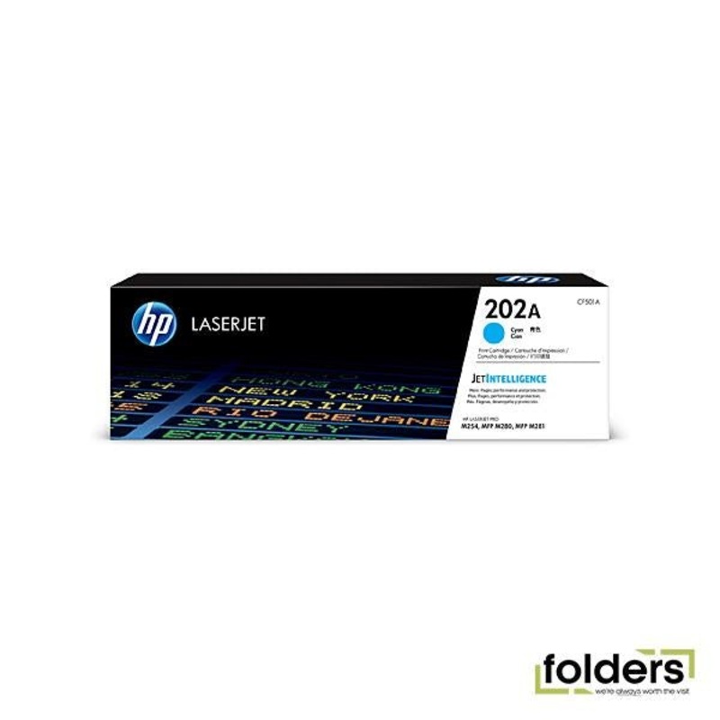 HP #202A Cyan Toner CF501A