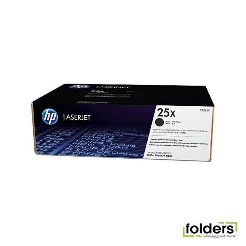 HP #25X Black Toner CF325X