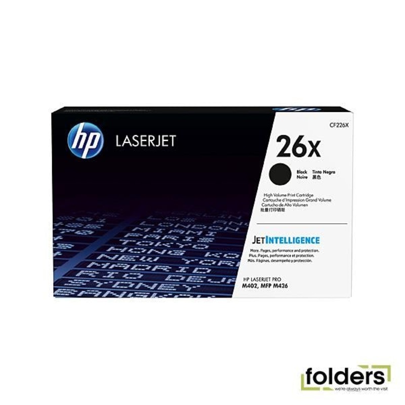 HP #26X Black Toner CF226X