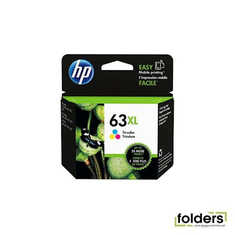 HP #63XL Tri Col Ink F6U63AA