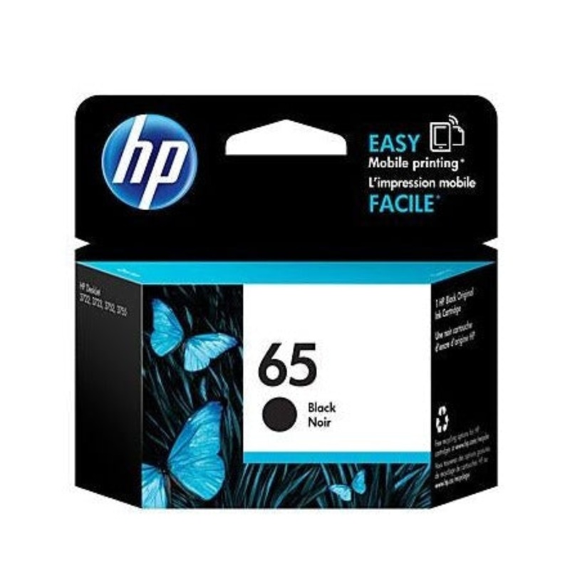 HP #65 Black Ink N9K02AA