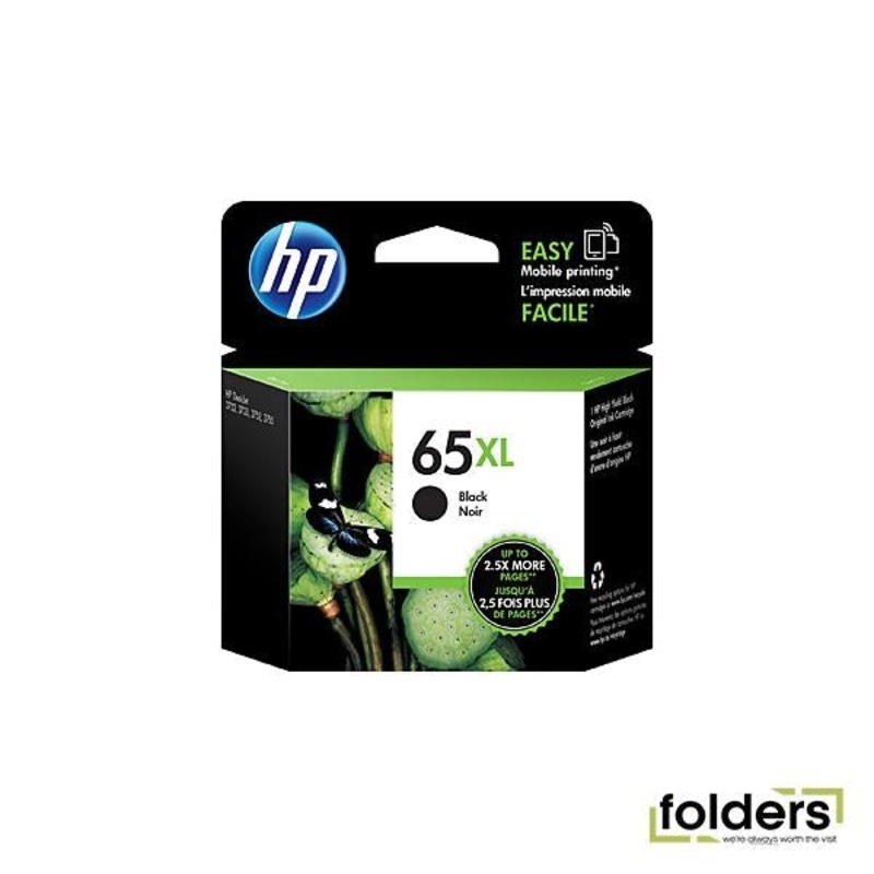HP #65XL Black Ink N9K04AA