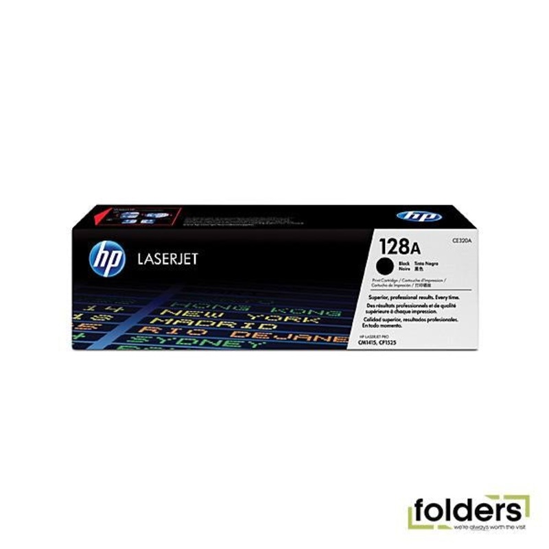 HP #128A Black Toner CE320A