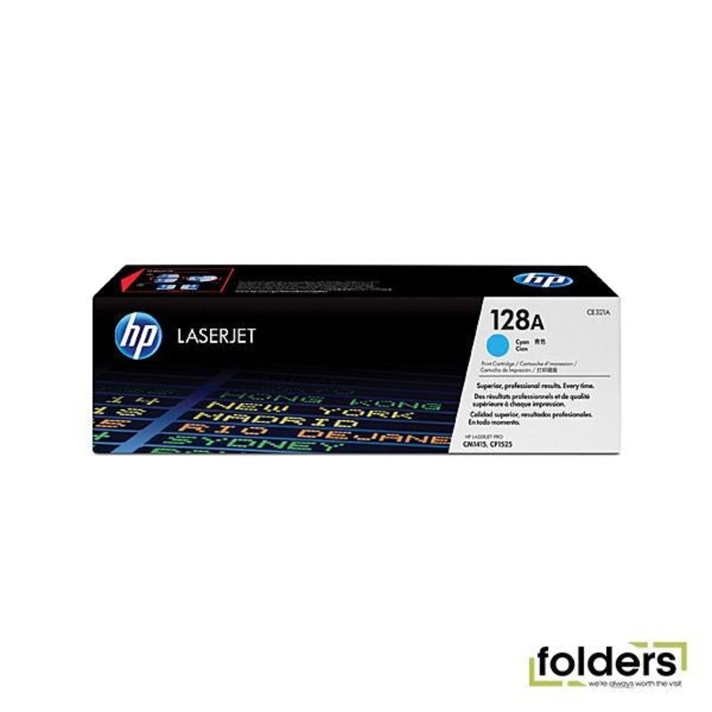 HP #128A Cyan Toner CE321A