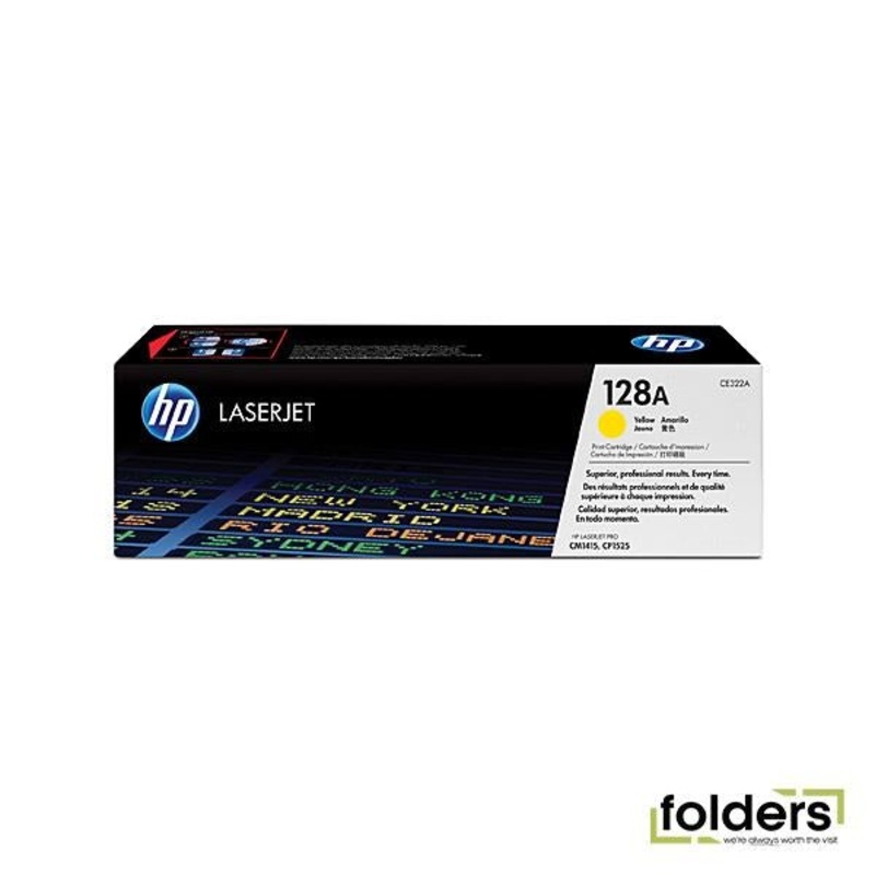HP #128A Yellow Toner CE322A