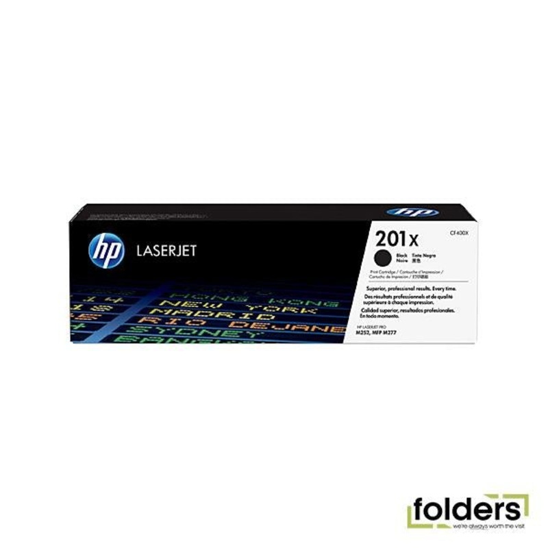 HP #201X Black Toner CF400X
