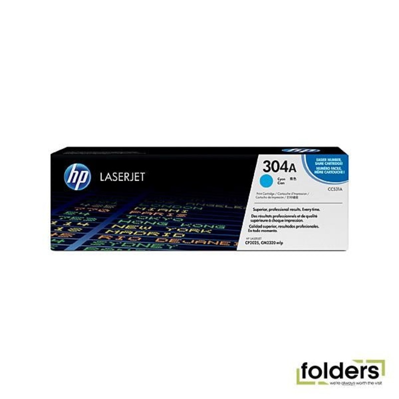HP #304A Cyan Toner CC531A
