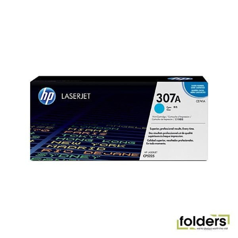 HP #307A Cyan Toner CE741A