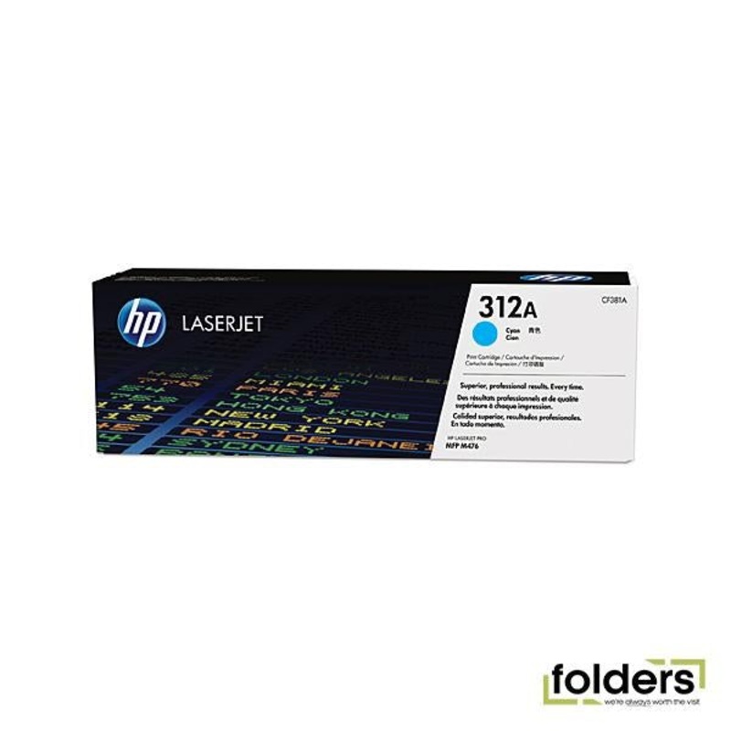 HP #312A Cyan Toner CF381A