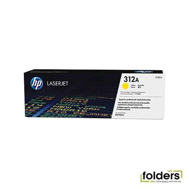 HP #312A Yellow Toner CF382A