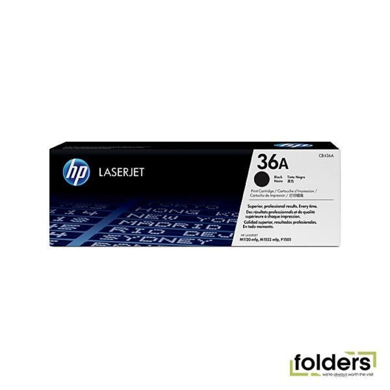 HP #36A Black Toner CB436A