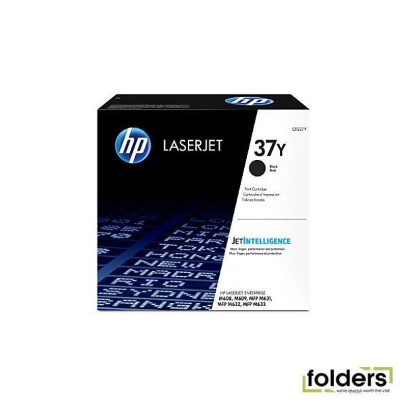 HP #37Y Black Toner CF237Y
