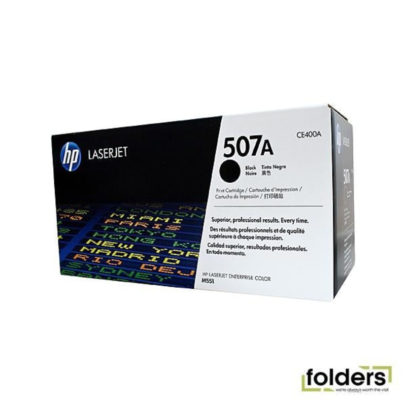 HP #507A Black Toner CE400A