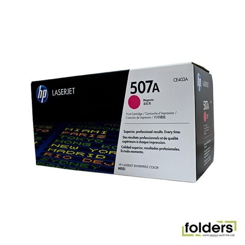 HP #507A Magenta Toner CE403A