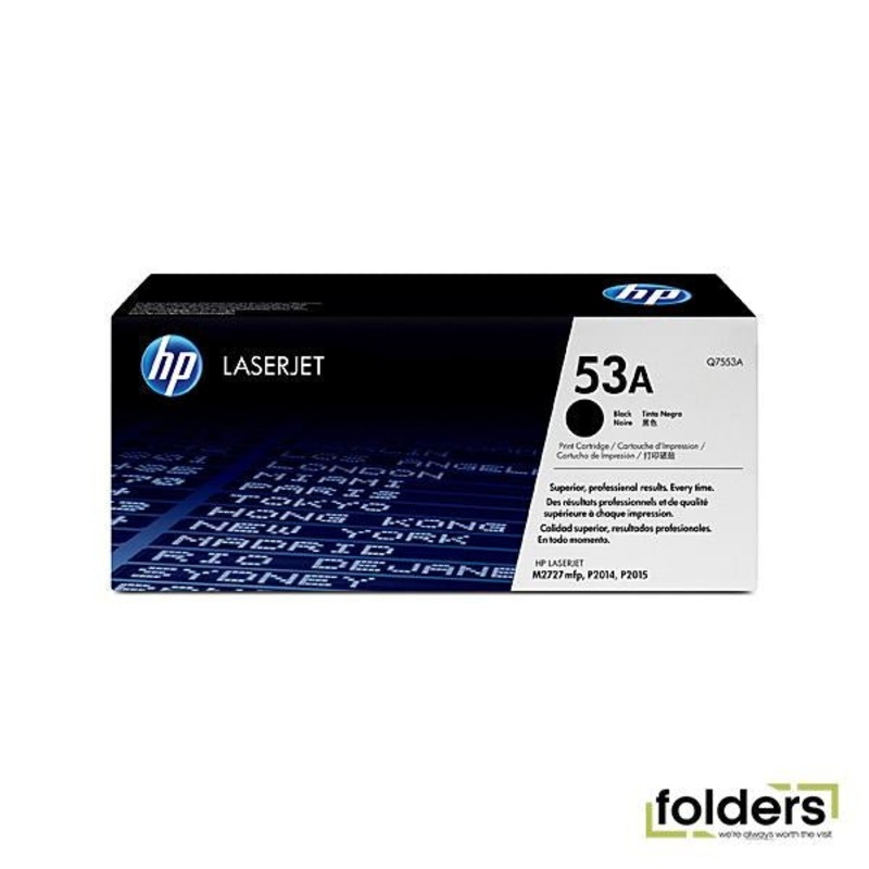 HP #53A Black Toner Q7553A
