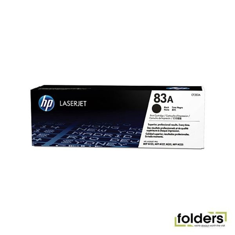 HP #83A Black Toner CF283A