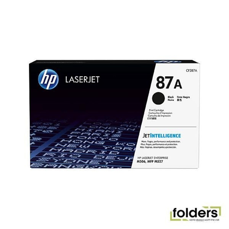 HP #87A Black Toner CF287A