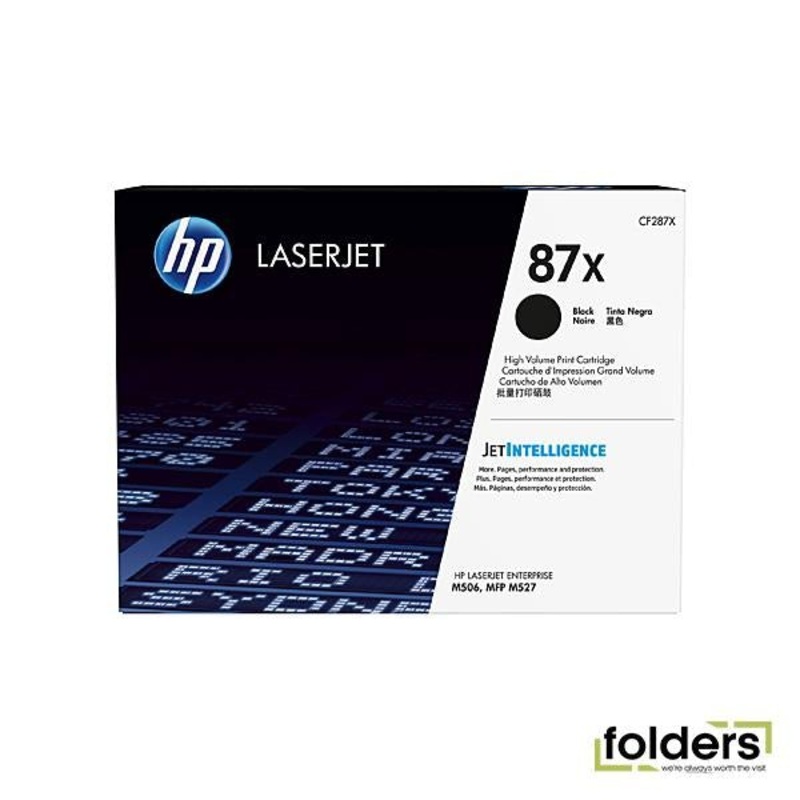 HP #87X Black Toner CF287X