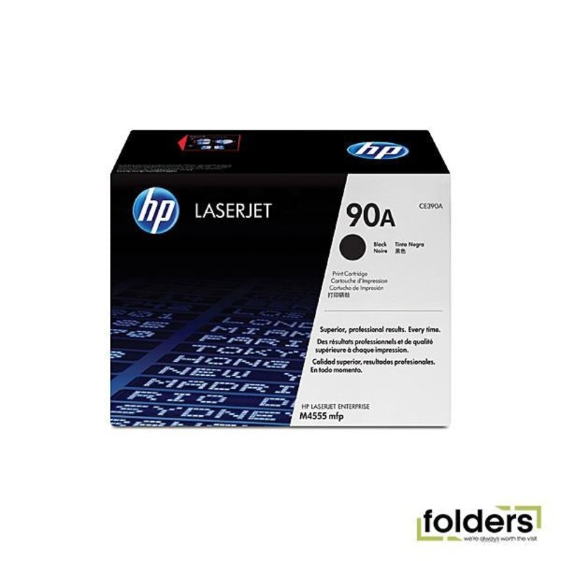 HP #90A Black Toner CE390A