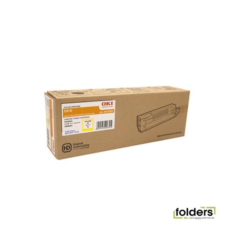 Oki C610 Yellow Toner