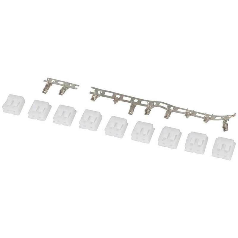0.1 (2.54mm) 2-Pin Crimp Connector - 10-Pack