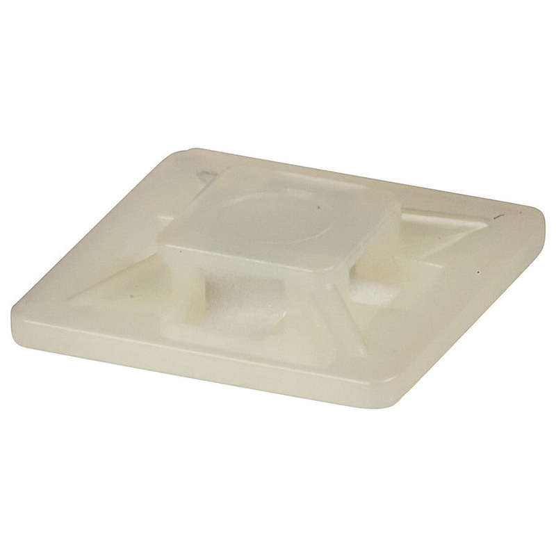 21mm Square Adhesive Tie Mounts - Pk.10