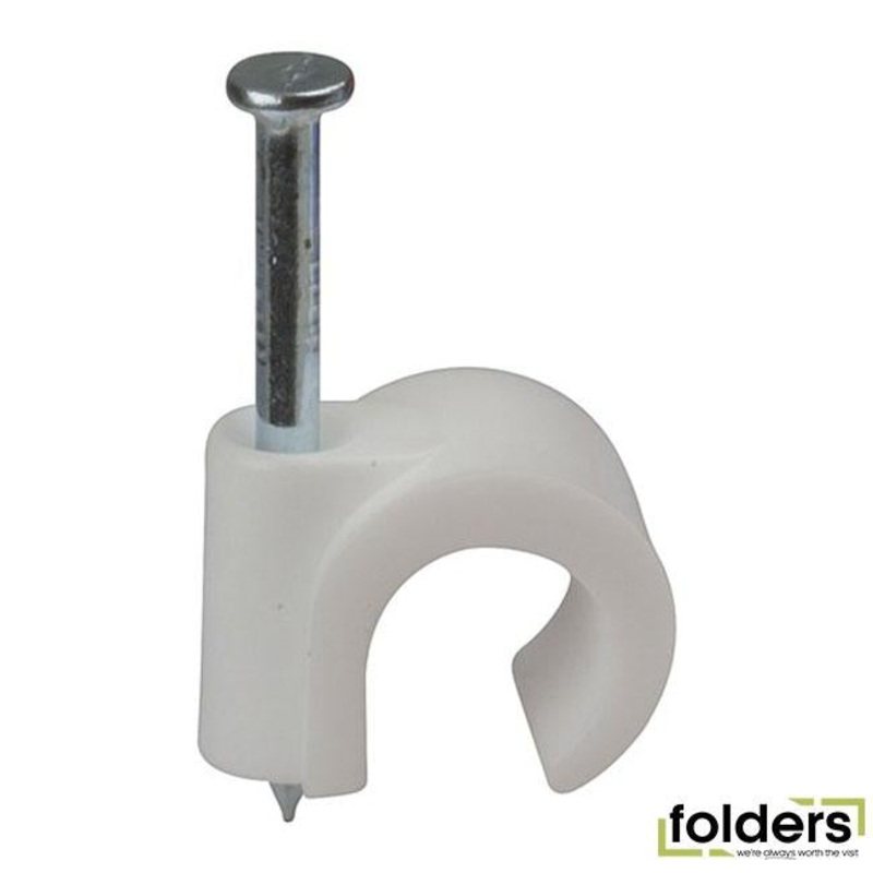 7-10mm round cable clip packet of 200
