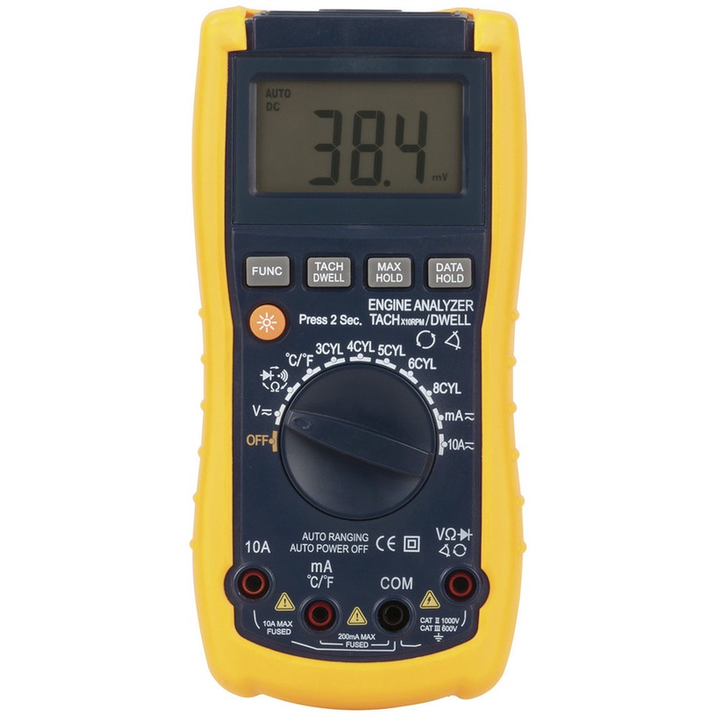 Automotive DMM with Dwell and Tacho