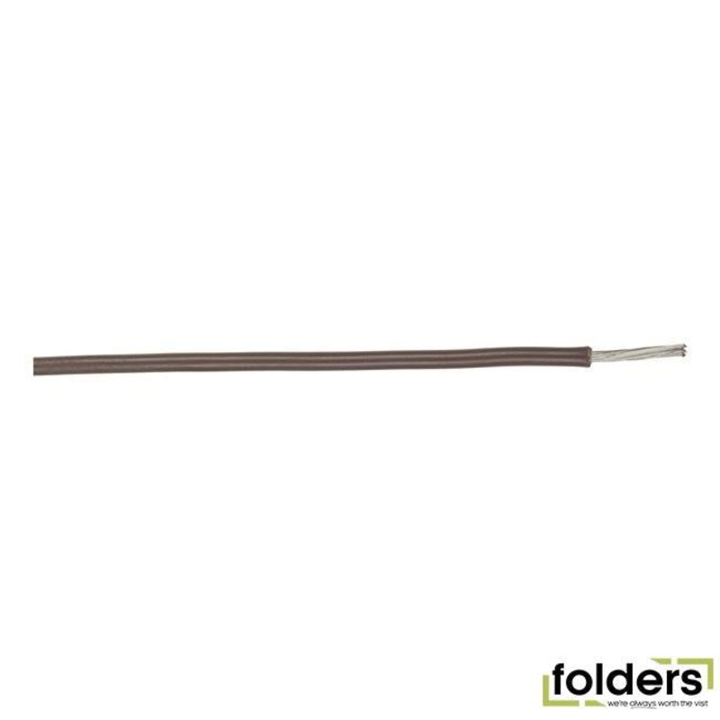 Brown 10a heavy duty hook-up wire