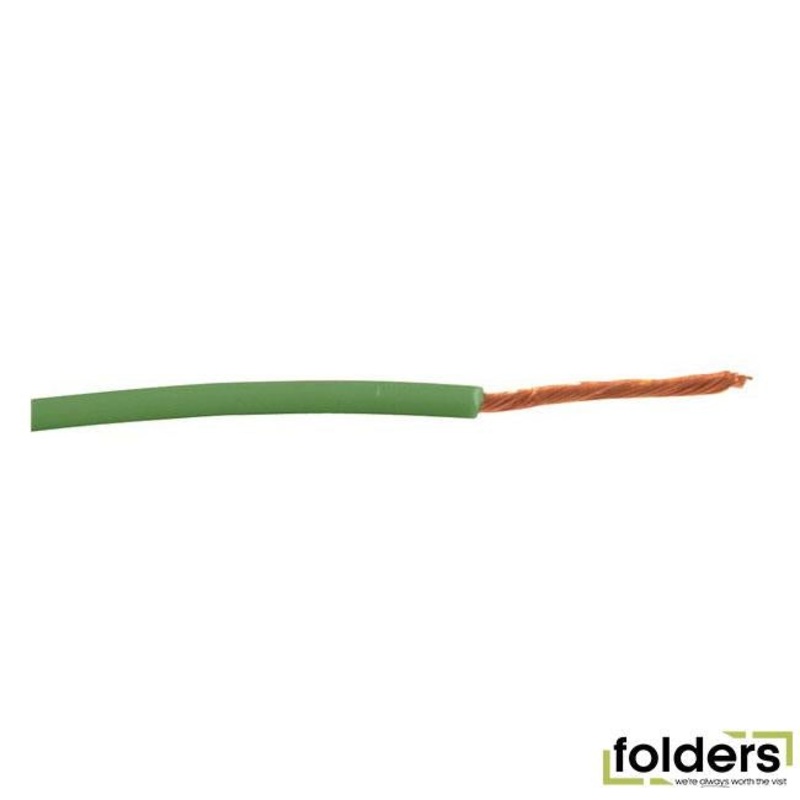 Green heavy duty hook-up wire