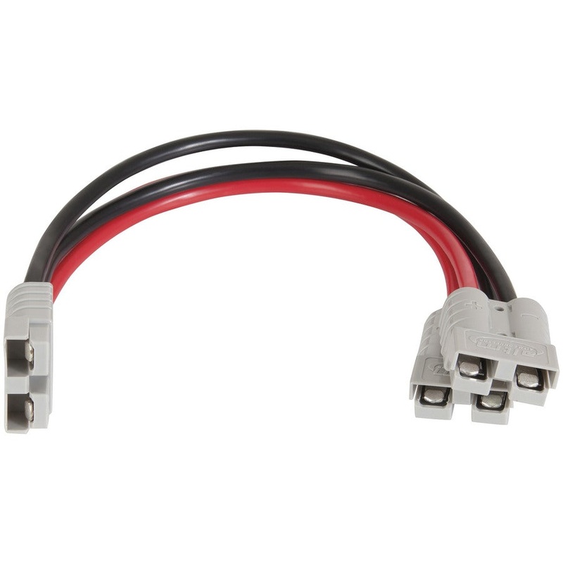 High Current Connector Piggyback Cable 50A 8G R&B
