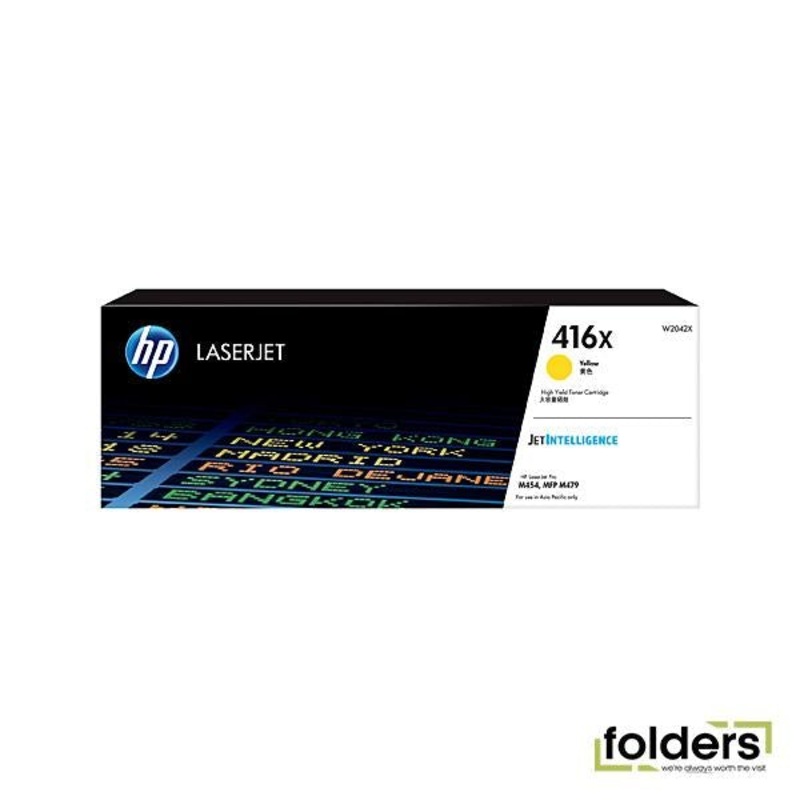 HP 416X Yellow Toner W2042X
