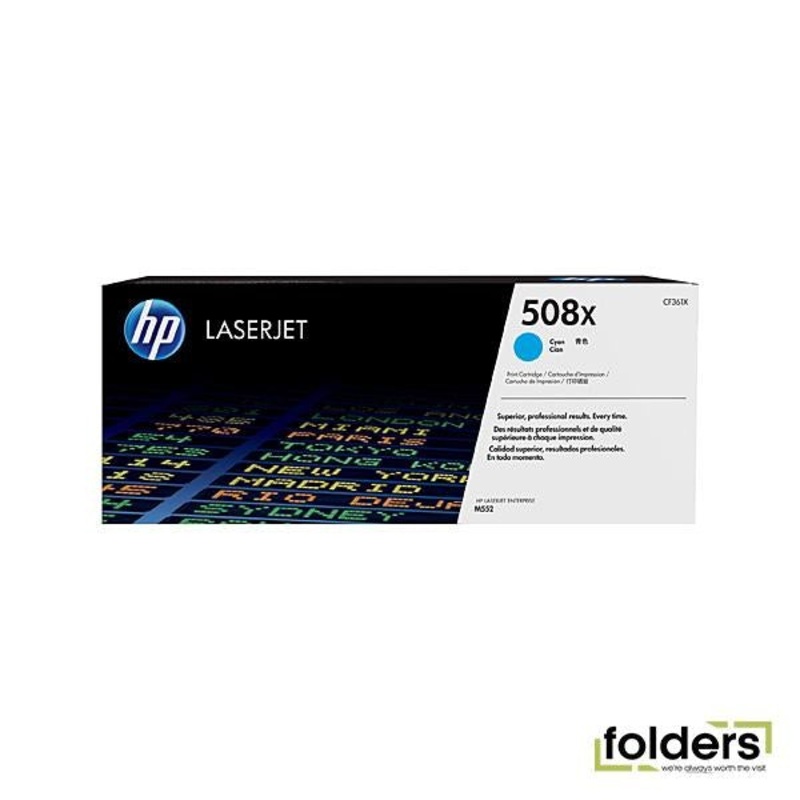 HP #508X Cyan Toner CF361X