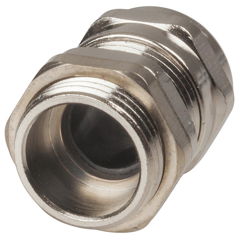 IP68 Nickel Plated Copper Cable Glands 5 to 10mm - 2 Pack
