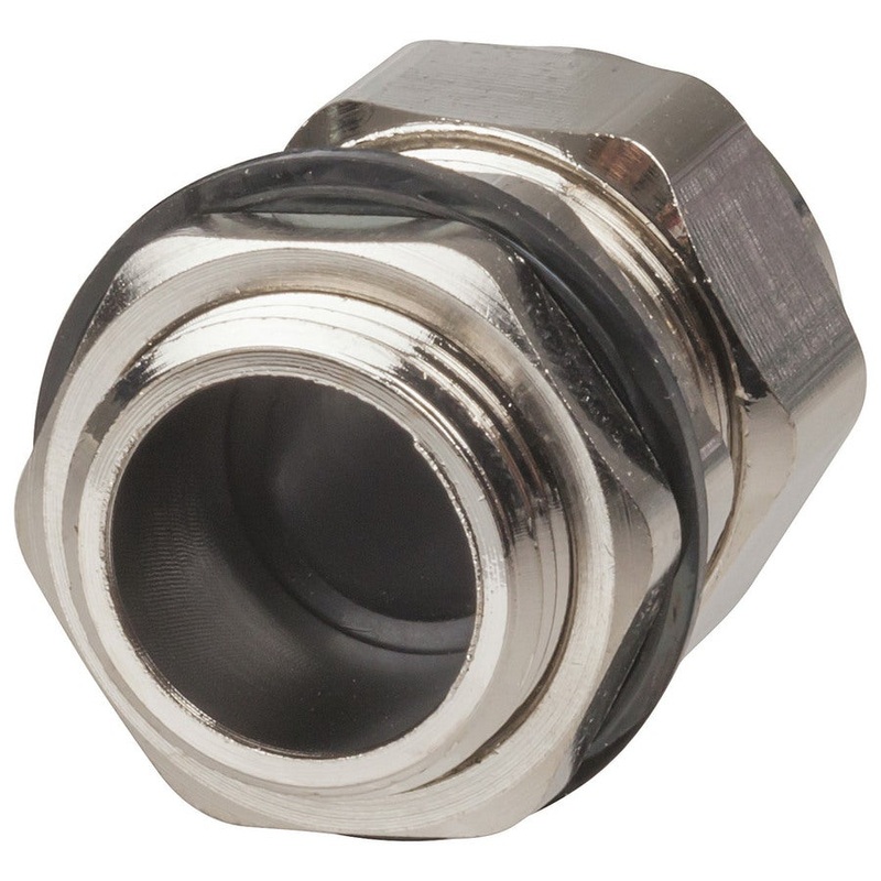 IP68 Nickel Plated Copper Cable Glands 6 to 12mm - 2 Pack