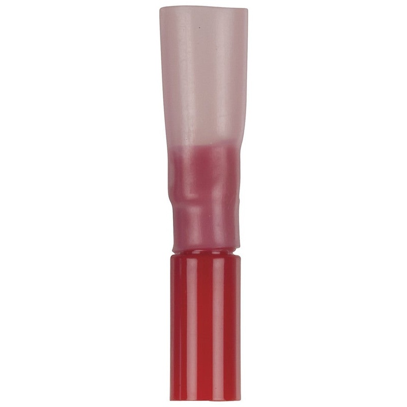 4mm Bullet Female Connectors - Red (Pack of 8)