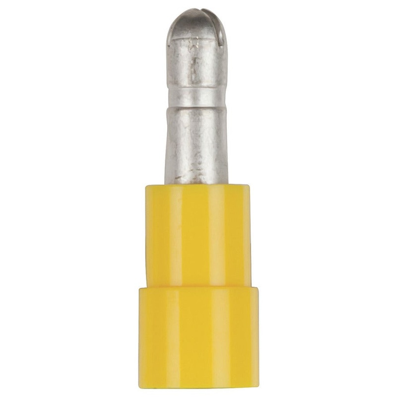 4mm Bullet Male - Yellow - Pk.8