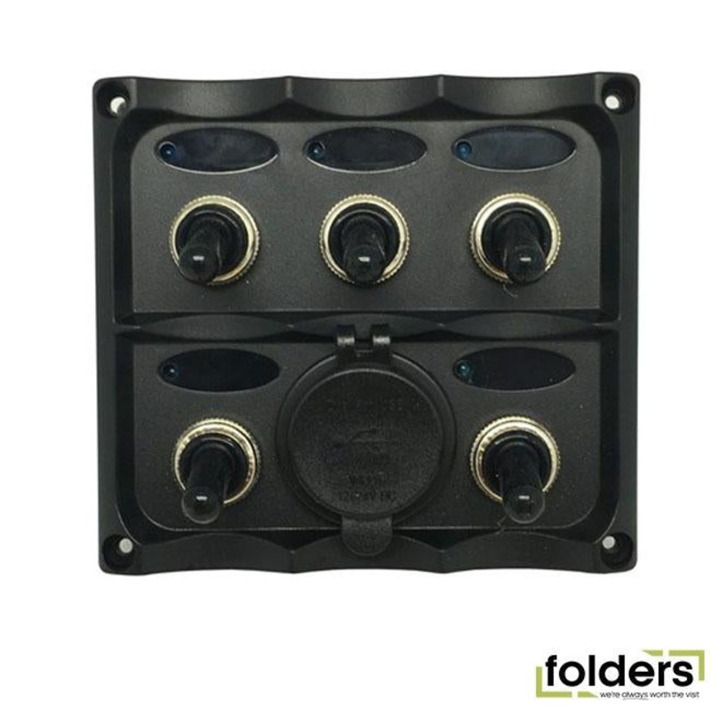5 switch panel with dual usb 4.2a socket