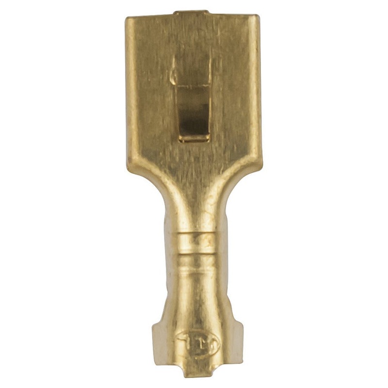 6.3mm Non-Insulated Spade Connectors Pk 10
